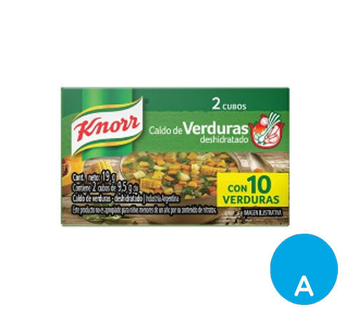 Caldo de verdura x 2 unidades