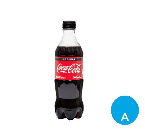 Coca-Cola Sin Azúcar x 500 ml
